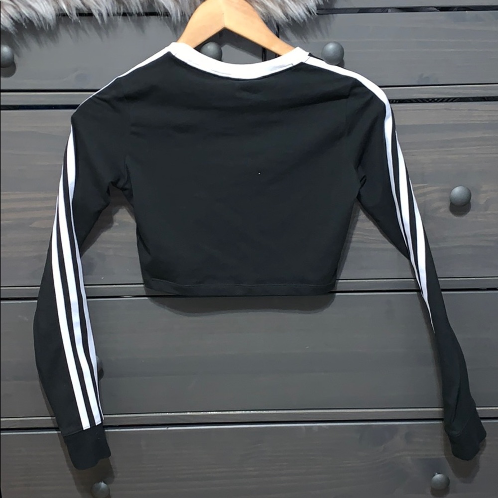 SOLD Adidas 3-Stripes Crop Top - Picture 3 of 5